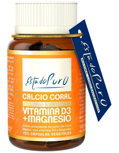 Estado Puro Calcio Coralino, Vit D3 & Magnesio