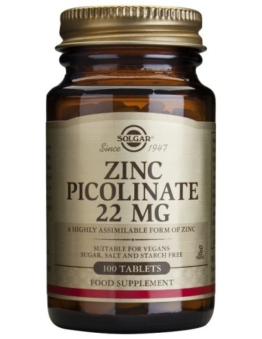 Picolinato Zinc (22 Mg) 100 Comp