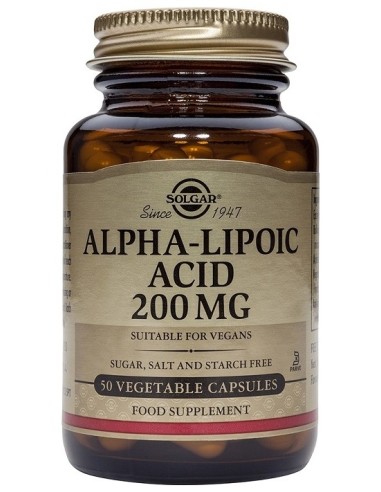 Acido Alfa Lipoico (200 Mg) 50 Caps