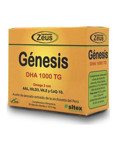 Zeus Genesis Dha Tg 1000 30Cáps