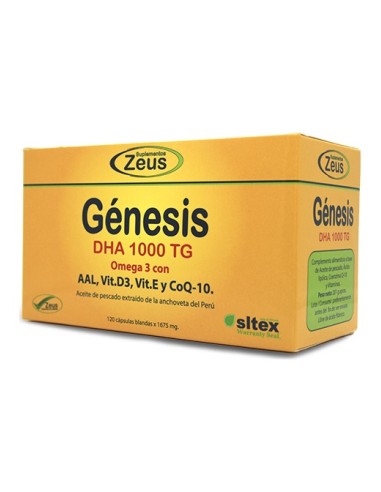 Zeus Genesis Dha Tg 1000 120 Cápsulas