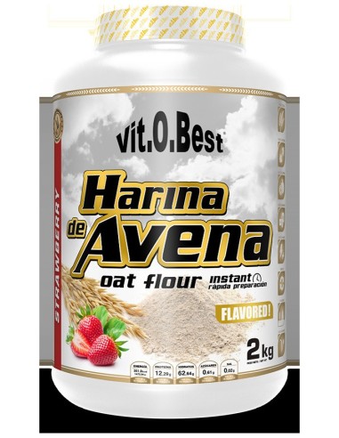 Harina De Avena 1 Kg Fresa