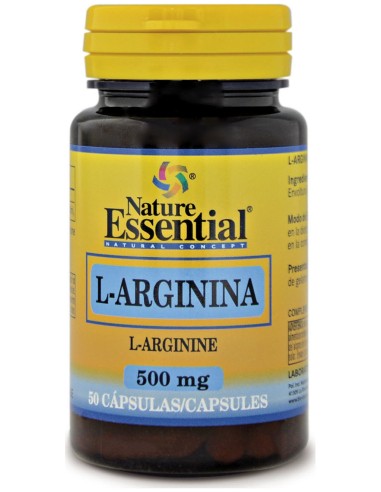 Nature Essential L-Arginina 50 Caps