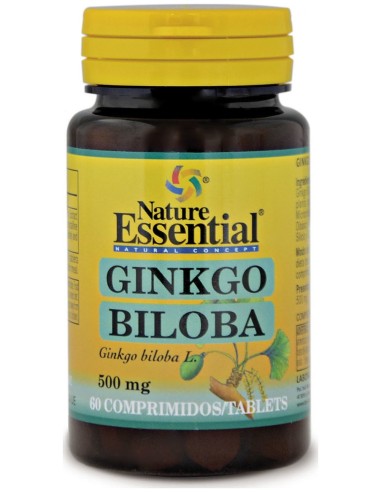 Nature Essential Ginkgo Biloba 500Mg 60 Comprimidos