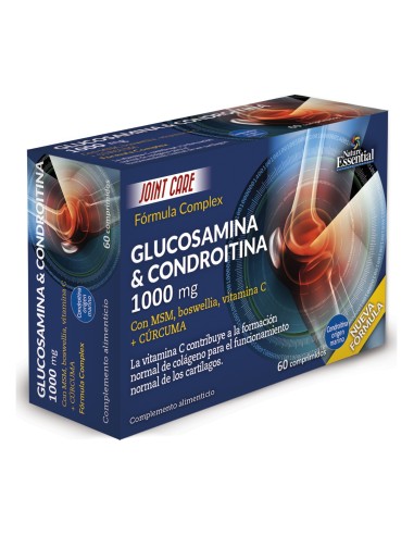 Nature Essential Glucosamine Chondroïtine Msm 60 Gélules