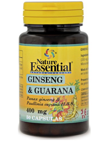 Nature Essential Ginseng Y Guaraná 50Cáps