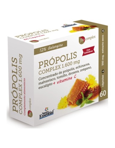 Propolis Complex 1600 Mg Ext Seco 60 Caps Blister