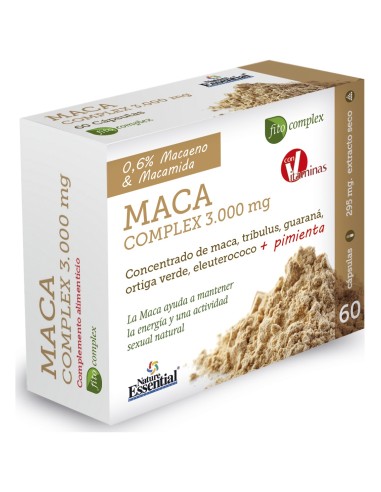 Maca Complex 3000 Mg Ext Seco 60 Caps Blister