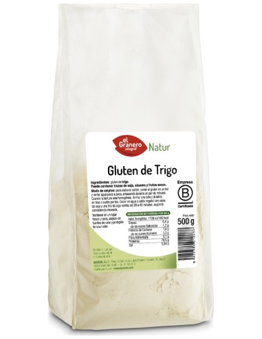 Granero Alimentacion Gluten Trigo 500G