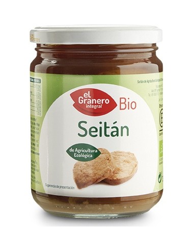 Seitan En Conserva Bote Cristal Bio 440 Gr