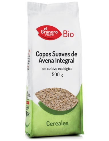 Granero Alimentacion Copos Avena Suaves Integrales Bio 500Gr