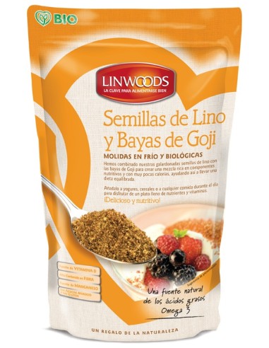 Semillas De Lino Y Bayas De Goji Molidas Bio 200 G