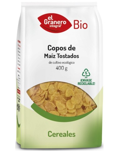 Granero Alimentacion Copos Maiz Tostado Bio 400G