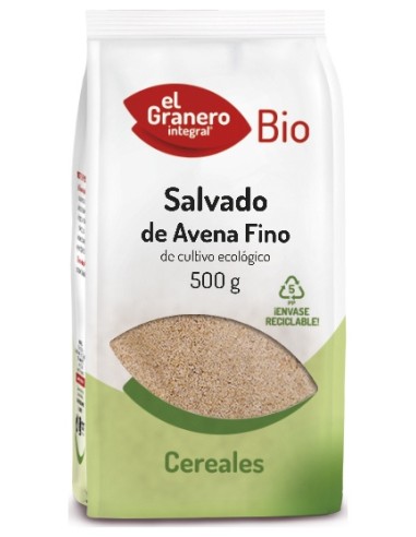 Granero Alimentacion Salvado Avena Fino Bio 500G