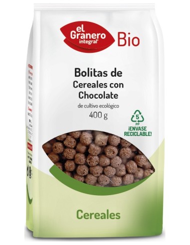 Bolitas De Cereales Con Chocolate Bio 400 G