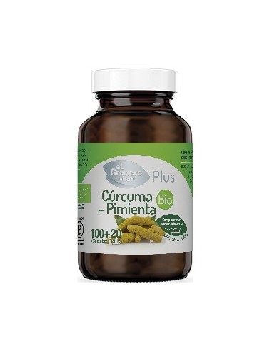 El Granero Curcuma + Pimienta Plus Bio 120Cap