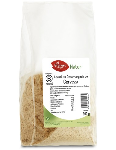 Granero Alimentacion Levadura Desamargada 300G