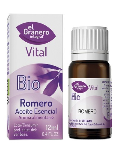 Granero Alimentacion Aceite Esencial Romero Bio 12 Ml