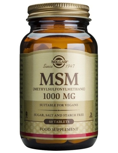 Solgar Msm Metilsulfonilmetano 1000Mg 60Caps