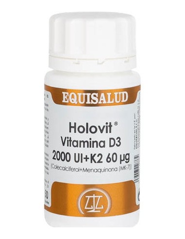 Holovit Vitamina D3 2.000 Ui + K2 60 Ug   50 Cap