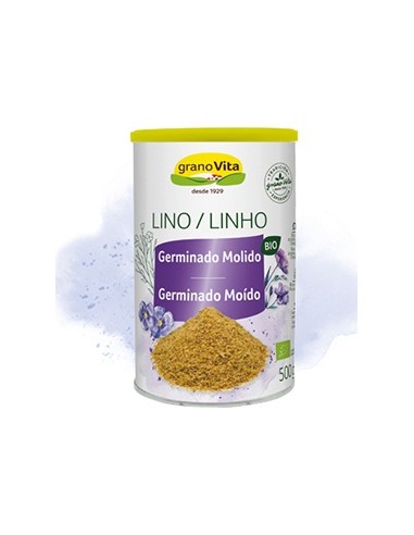 Granero  Lino Germinado Molido Bio 500G