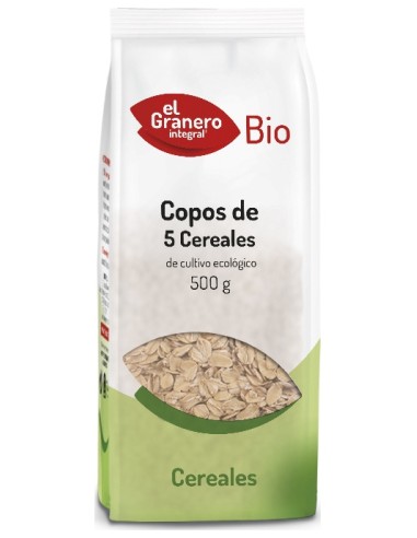 Granero Alimentacion Copos 5 Cereales Bio 500G