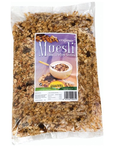 Granovita Muesli Crujiente Frutos Secos 750G