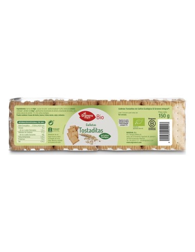 Galletas Tostaditas Bio 150 G