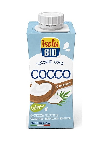 Isola Bio Crema Leche Coco Para Cocinar Bio 200Ml