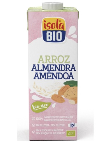 Isola Bio Bebida Veg Arroz Almendras Bio 1000Ml