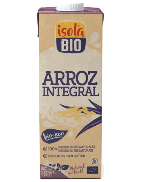 Bebida De Arroz Integral Bio 1 Litro