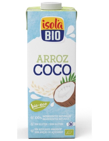 Bebida De Arroz Y Coco Bio 1 Litro