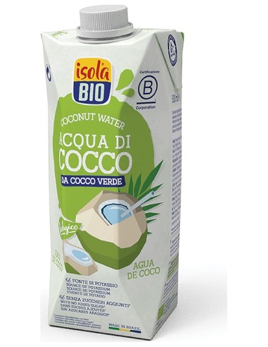 Isola Bio Agua Coco Verde Bio Brick 500Ml