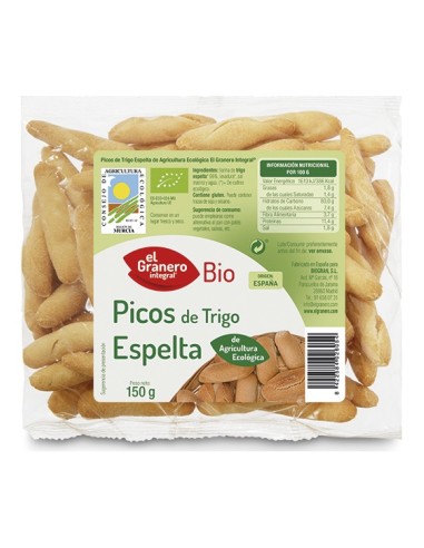 Granero Alimentacion Picos Espelta Bio 150G