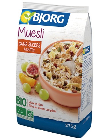 Muesli Frutas Sin Azucar Añadido Bio 375 G