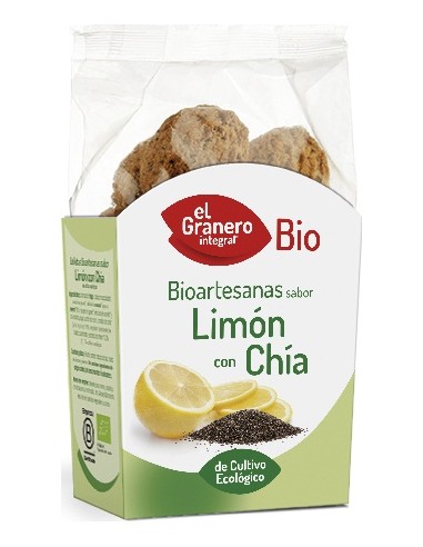 El Granero Galletas Limon Chia Bioartesana 250Gr