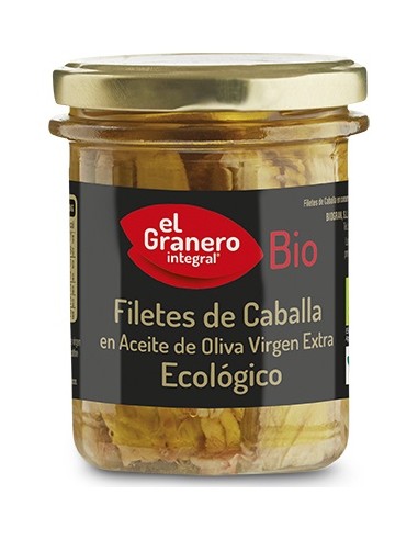 El Granero Filetes Caballa Bio 195Gr