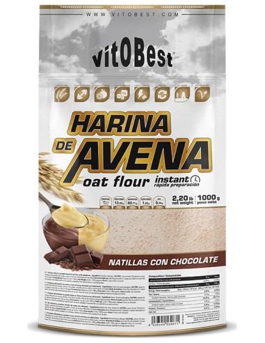 Harina De Avena 1 Kg Natillas C/Choco