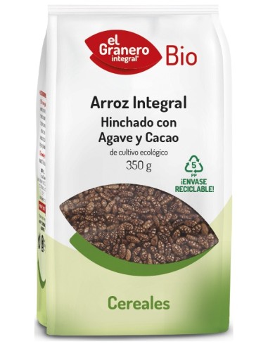 El Granero Integral Arroz Integral Hinchado Agave Y Cacao Bio 300G