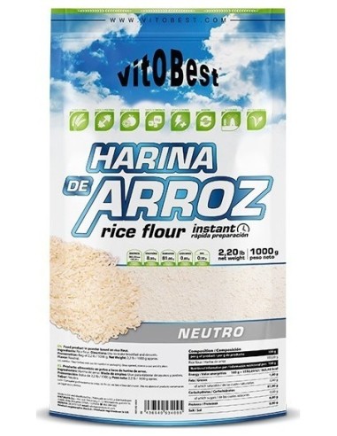 Harina De Arroz Neutra 1 Kg