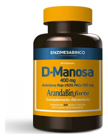 D-Manosa + Arandano Rojo 50% Pacs 60 Caps