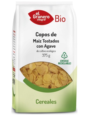 El Granero Integral Copos Maiz Tostado C/Agave Bio 300G