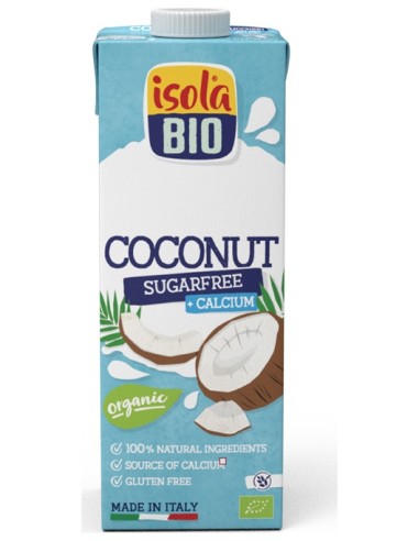 Isola Bio Bebida Veg Coco Calcio S/A S/G 1000Ml