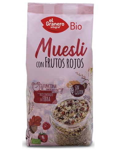 El Granero Integral Muesli Frutos Rojos Sin Gluten 375G