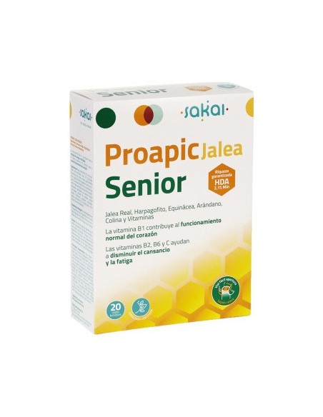 Proapic Jalea Senior 20 Ampollas