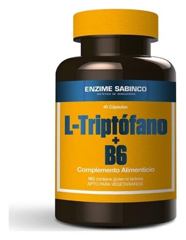 Enzime Sabinco L Triptofano 500Mg 45Caps