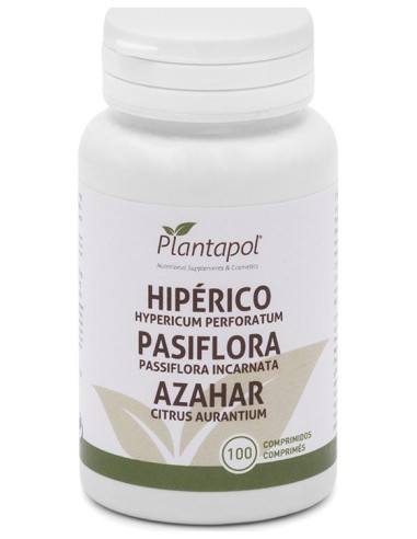 Plantapol Hiperico Pasiflora Azahar 100 Comprimidos