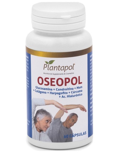 Plantapol Oseopol Glucosamina + Condroitina + Msm + Colageno + H