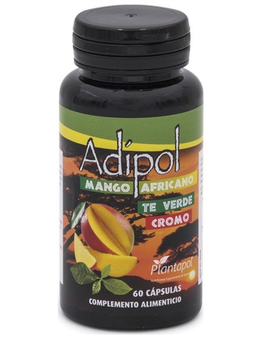 Plantapol Adipol Mango Africano, Te Verde, Cromo 60 Capsulas