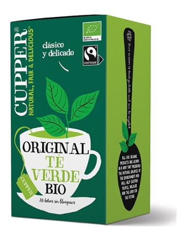 Cupper Te Verde Infusion Bio C.Justo 20Uds